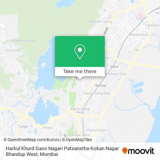 Harkul Khurd Gaon Nagari Patsanstha-Kokan Nagar Bhandup West map
