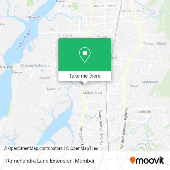 Ramchandra Lane Extension map