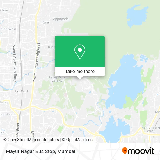 Mayur Nagar Bus Stop map