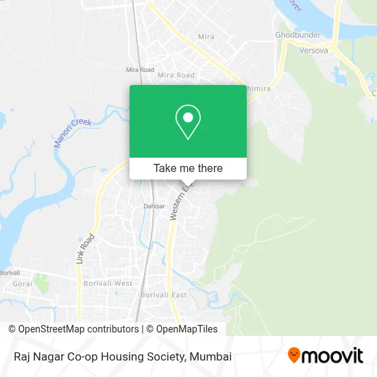 Raj Nagar Co-op Housing Society map