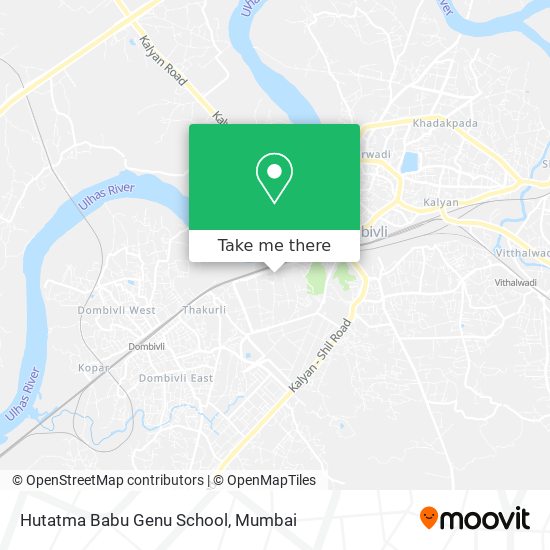 Hutatma Babu Genu School map