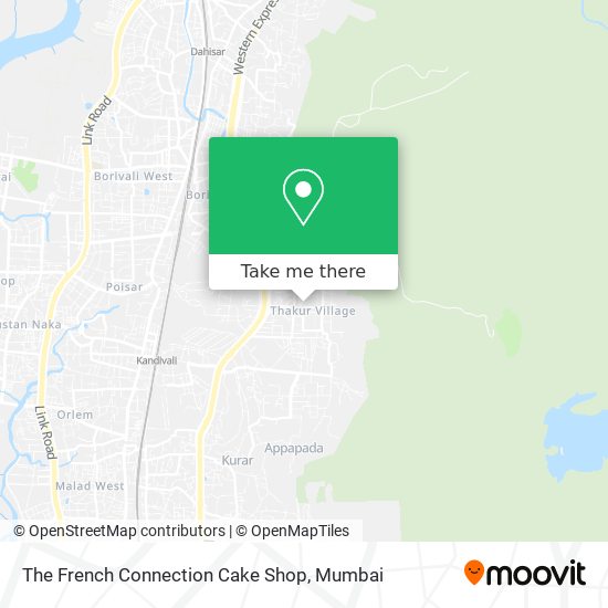 The French Connection Cake Shop map