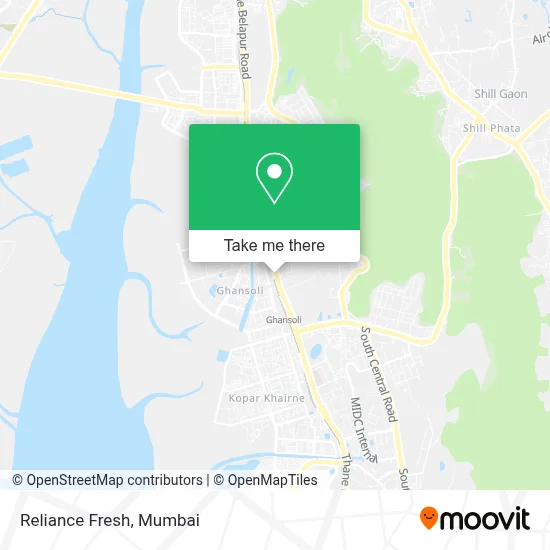 Reliance Fresh map
