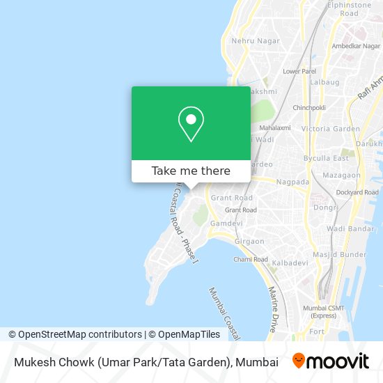 Mukesh Chowk (Umar Park / Tata Garden) map