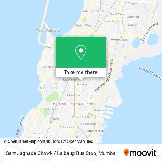 Sant Jagnade Chowk / Lalbaug Bus Stop map