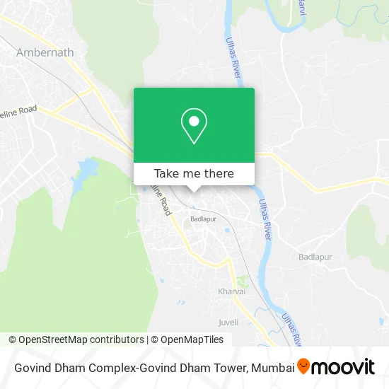 Govind Dham Complex-Govind Dham Tower map