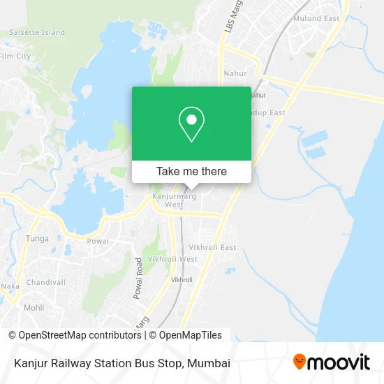 Kanjur Railway Station Bus Stop map