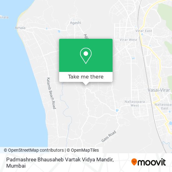Padmashree Bhausaheb Vartak Vidya Mandir map