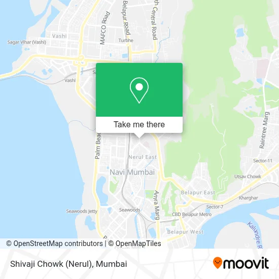Shivaji Chowk (Nerul) map