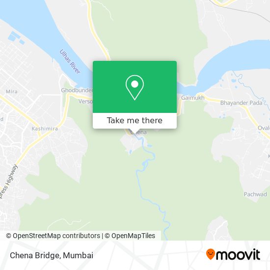 Chena Bridge map