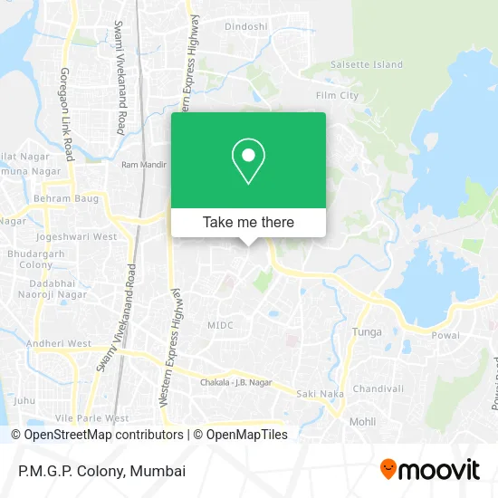 P.M.G.P. Colony map