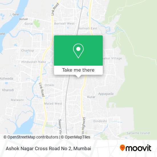 Ashok Nagar Cross Road No 2 map