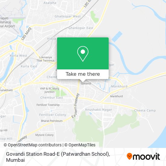 Govandi Station Road-E (Patwardhan School) map