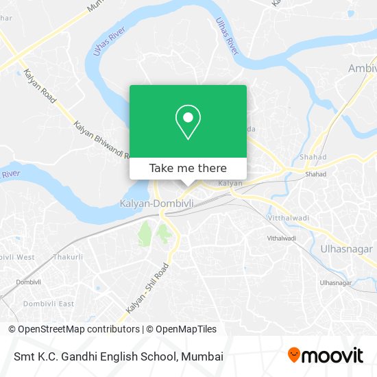 Smt K.C. Gandhi English School map