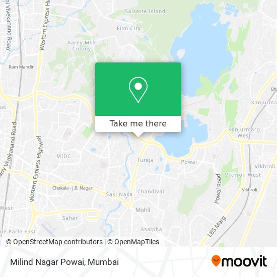 Milind Nagar Powai map