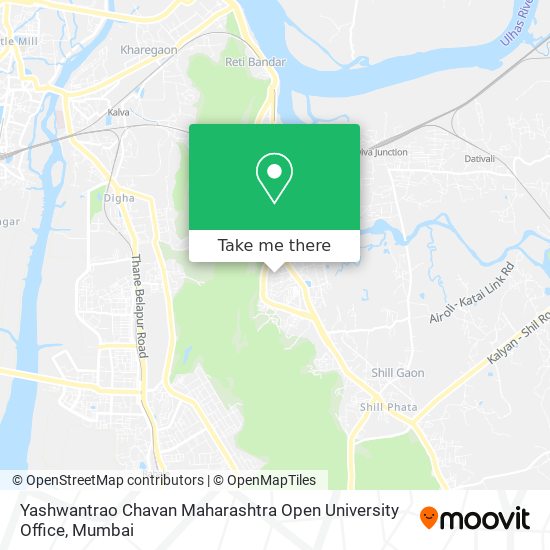 Yashwantrao Chavan Maharashtra Open University Office map
