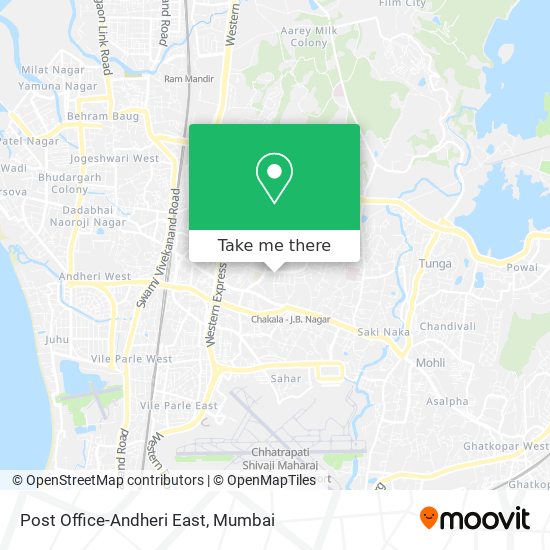 Post Office-Andheri East map