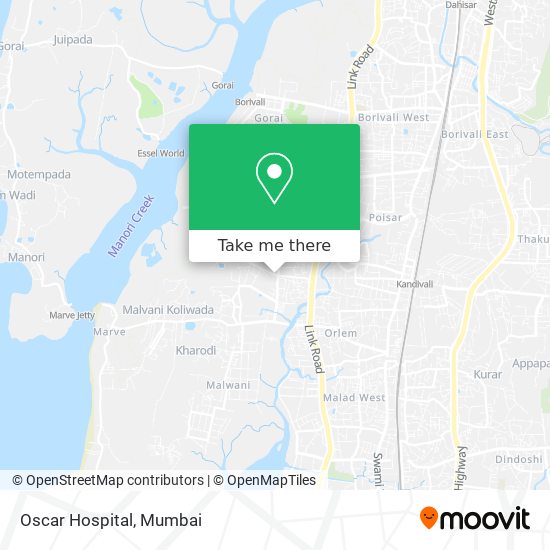 Oscar Hospital map