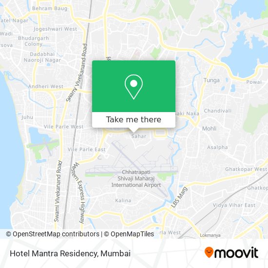 Hotel Mantra Residency map