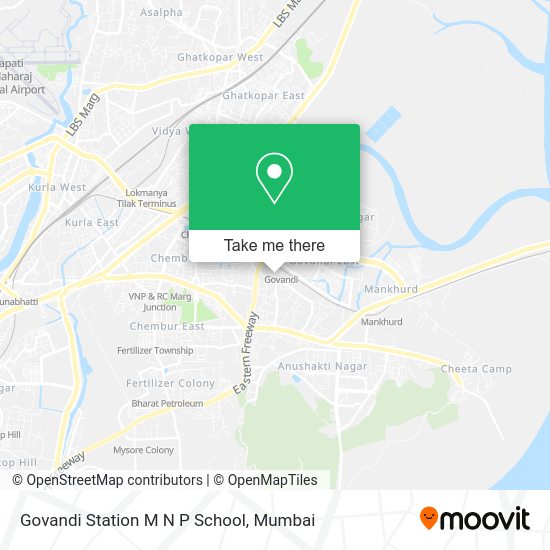 Govandi Station M N P School map