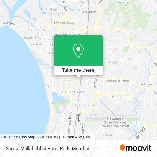 Sardar Vallabhbhai Patel Park map