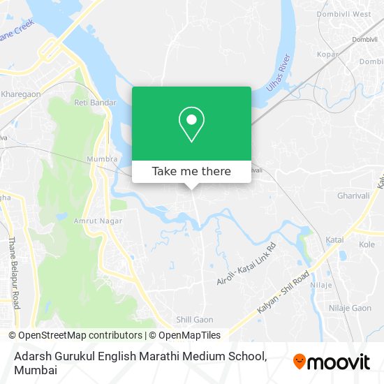Adarsh Gurukul English Marathi Medium School map