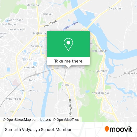 Samarth Vidyalaya School map