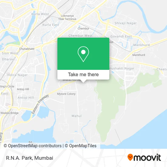 R. N. A. Park map
