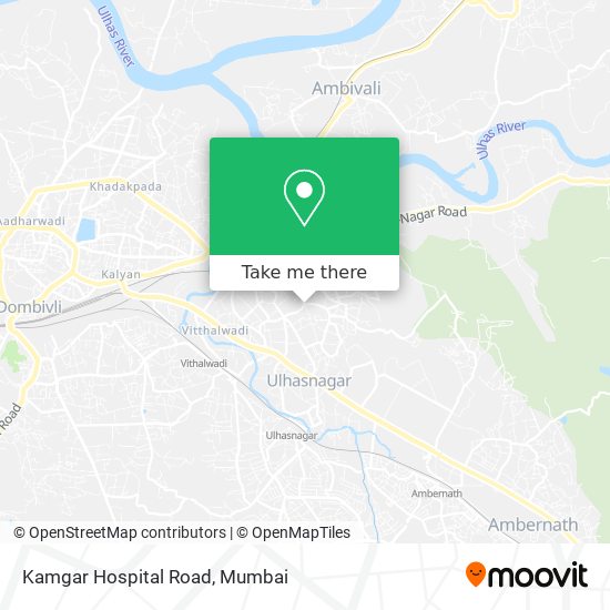Kamgar Hospital Road map