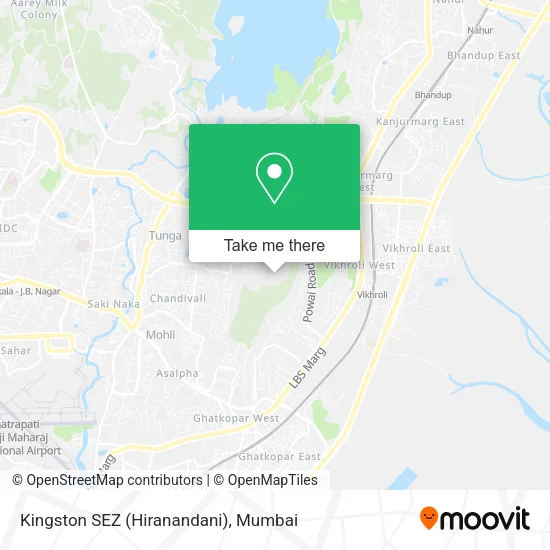 Kingston SEZ (Hiranandani) map