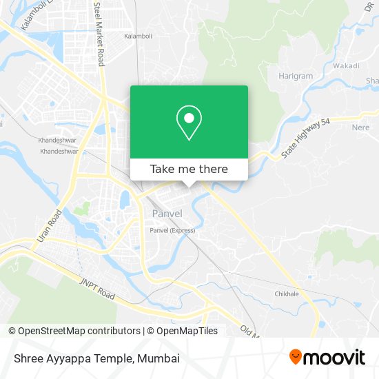 Shree Ayyappa Temple map