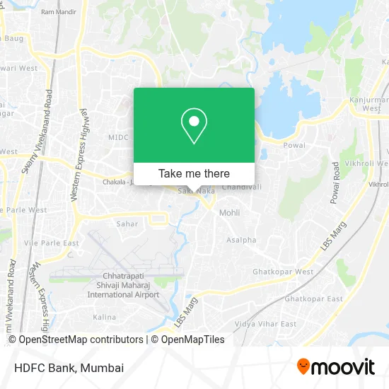 Hdfc Bank map