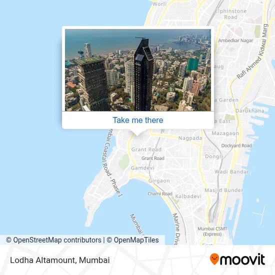 Lodha Altamount map