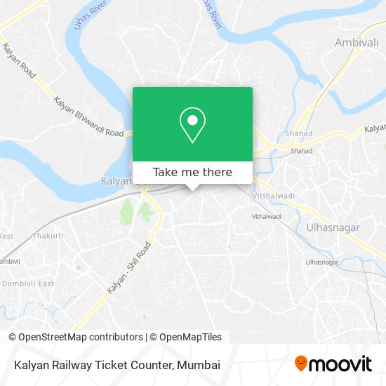 Kalyan Railway Ticket Counter map