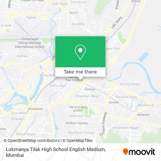 Lokmanya Tilak High School English Medium map