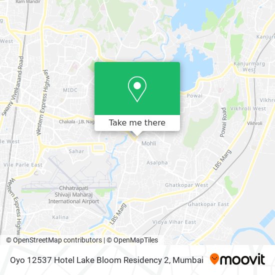 Oyo 12537 Hotel Lake Bloom Residency 2 map