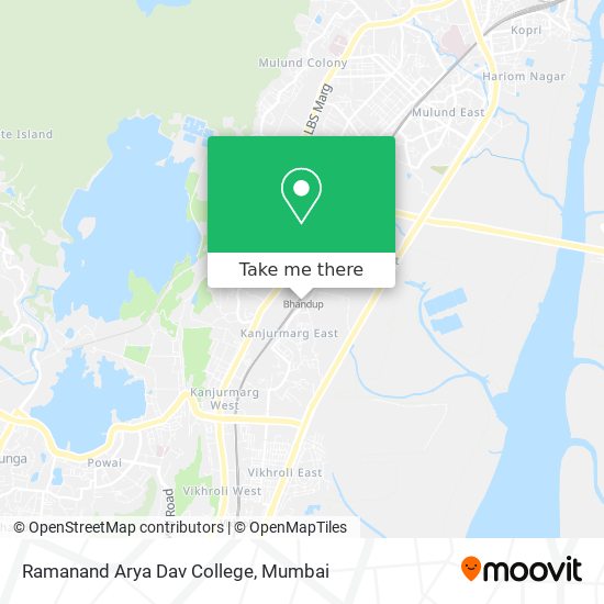 Ramanand Arya Dav College map