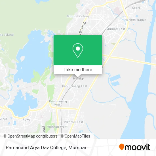 Ramanand Arya Dav College map