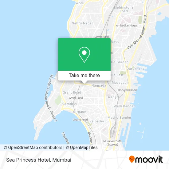 Sea Princess Hotel map