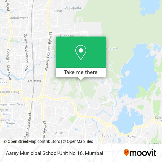 Aarey Municipal School-Unit No 16 map