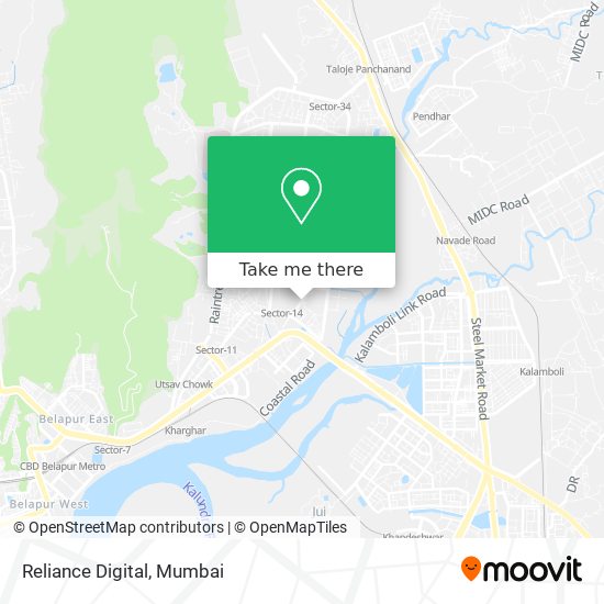 Reliance Digital map