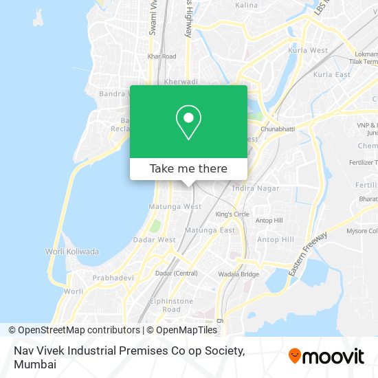 Nav Vivek Industrial Premises Co op Society map