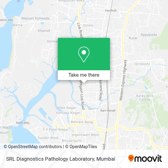 SRL Diagnostics Pathology Laboratory map