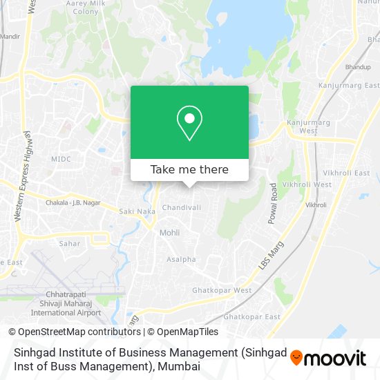 Sinhgad Institute of Business Management (Sinhgad Inst of Buss Management) map