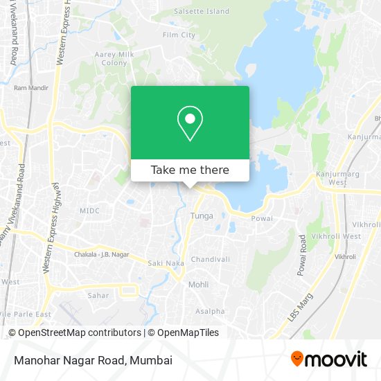 Manohar Nagar Road map