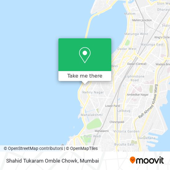 Shahid Tukaram Omble Chowk map