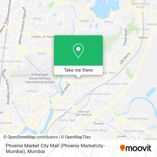 Phoenix Market City Mall (Phoenix Marketcity - Mumbai) map