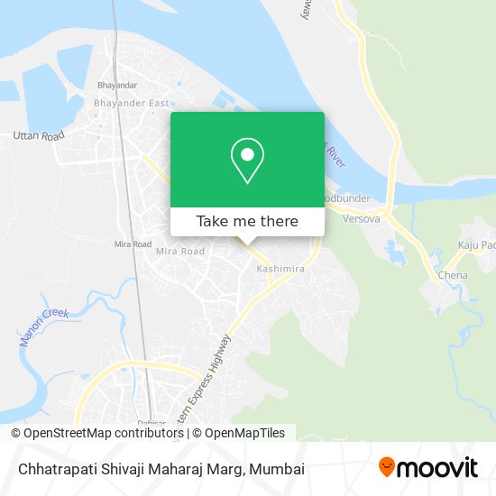 Chhatrapati Shivaji Maharaj Marg map