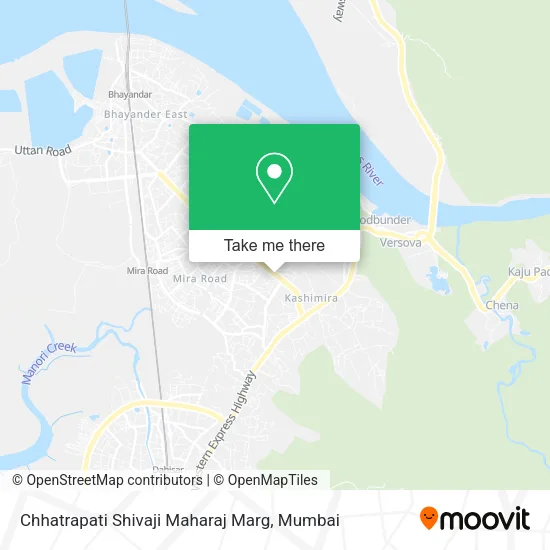 Chhatrapati Shivaji Maharaj Marg map