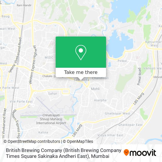British Brewing Company (British Brewing Company Times Square Sakinaka Andheri East) map